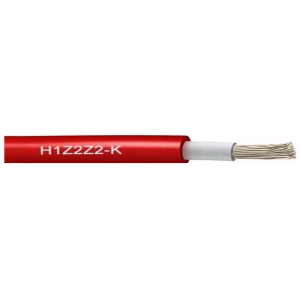 NEUT solar cable H1Z2Z2-K 1x6 red can be buried EN50618