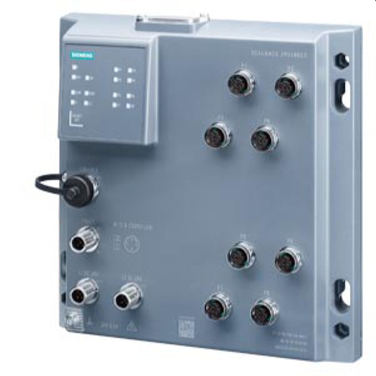 Siemens Industrial Ethernet Switch SCALANCE XP208EEC mit Bahn-Zulassung 6GK5208-0HA00-2ES6