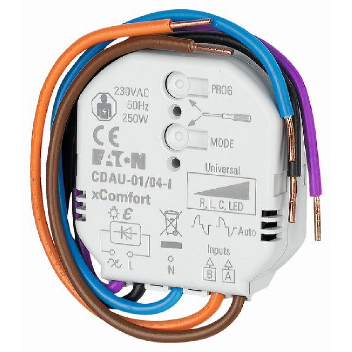 EATON Electric smart dimming actuator CDAU-01/04-I R/L/C/LED 0-250W