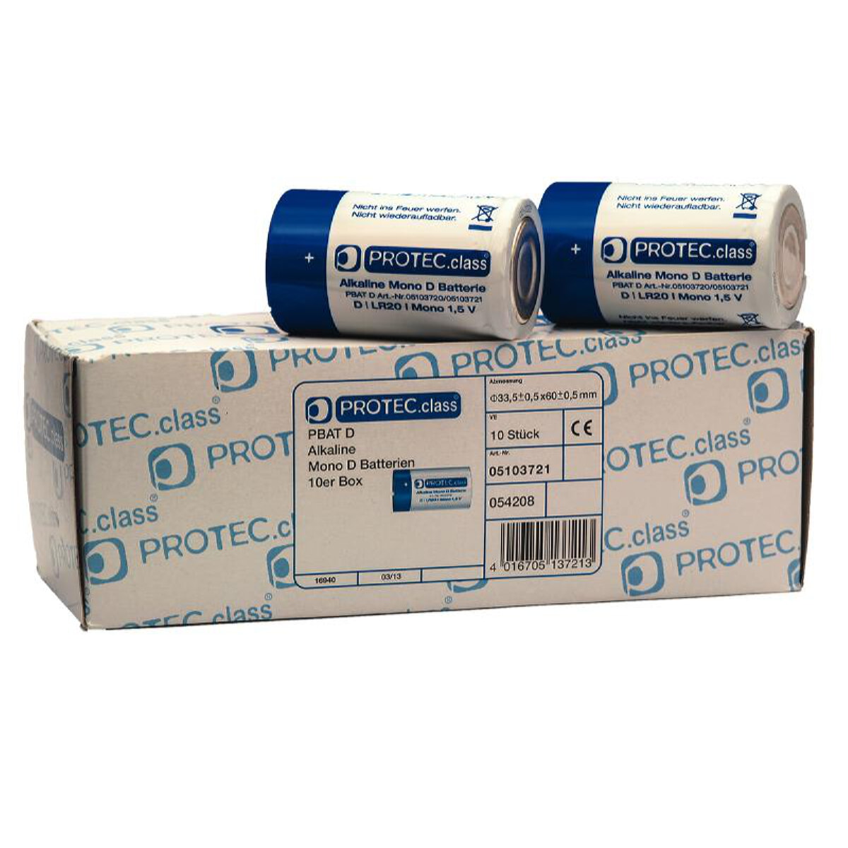 PROTEC.class Batterie PBAT D Mono 10Box