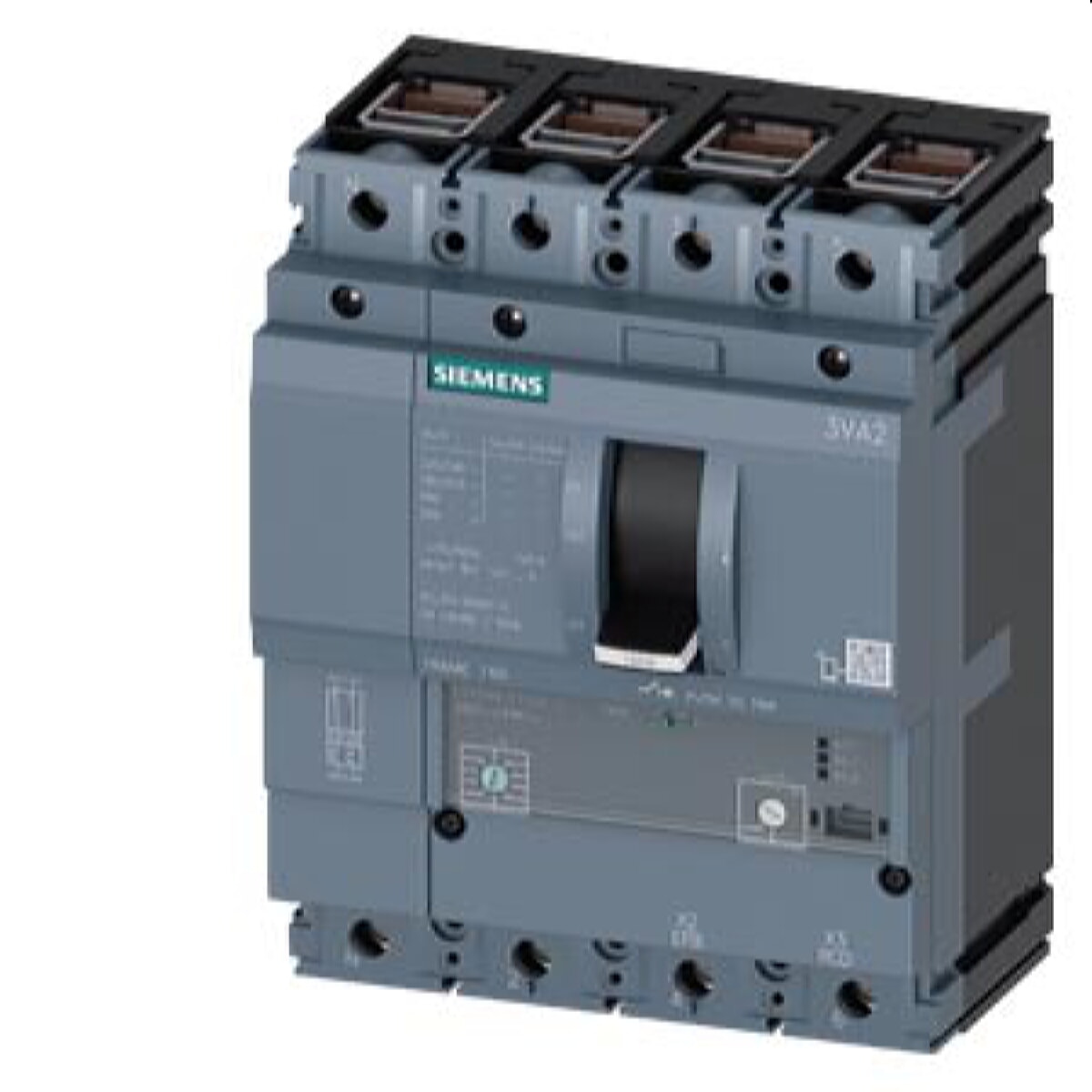 Siemens Leistungsschalter 3VA2 4polig IN25A IR10A-25A 3VA2125-6HK46-0AA0