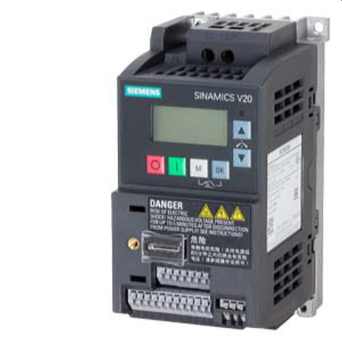 Siemens Frequenzumrichter SINAMICS V20 1AC200-240V 0,37kW 6SL3210-5BB13-7BV1