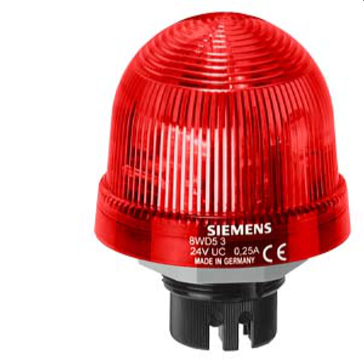 Siemens Einbauleuchte Blitzlichtelem. UC 115V rot 8WD5340-0CB