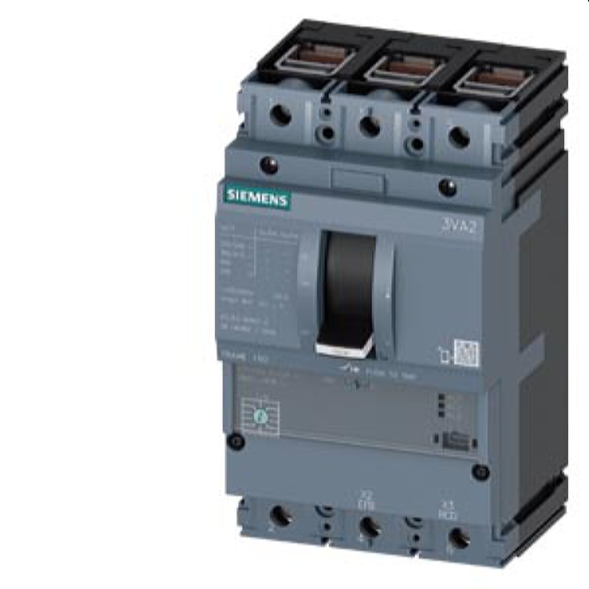 Siemens Leistungsschalter 3VA2 3polig IN40A IR16A-40A 3VA2140-8HK36-0AA0