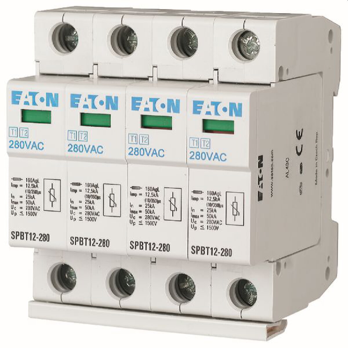 Eaton Electric Überspannungsableiter SPBT12-280/4 TN-S 4polig
