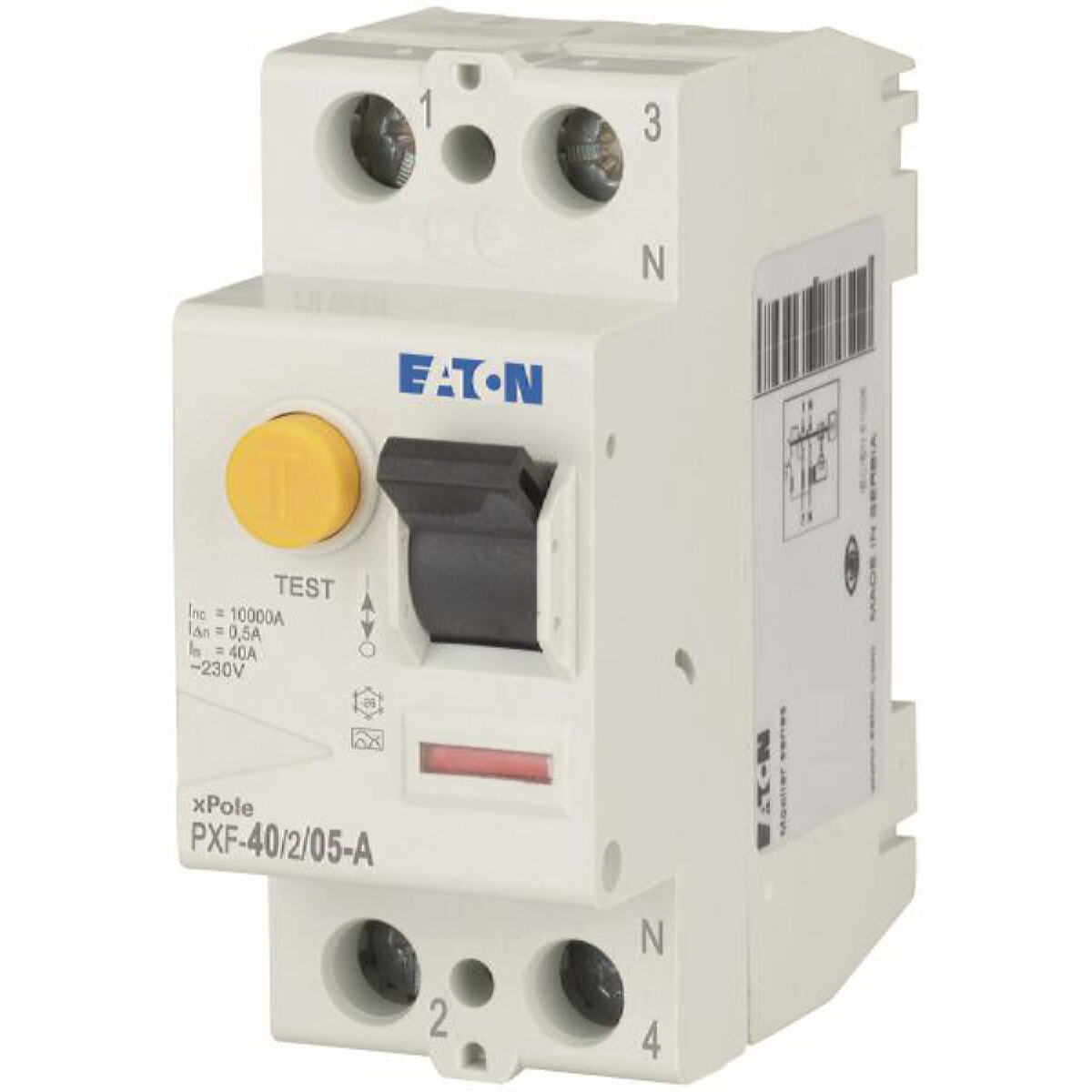 EATON Electric FI-Schutzschalter PXF-40/2/05-A 2polig 40/0,5A