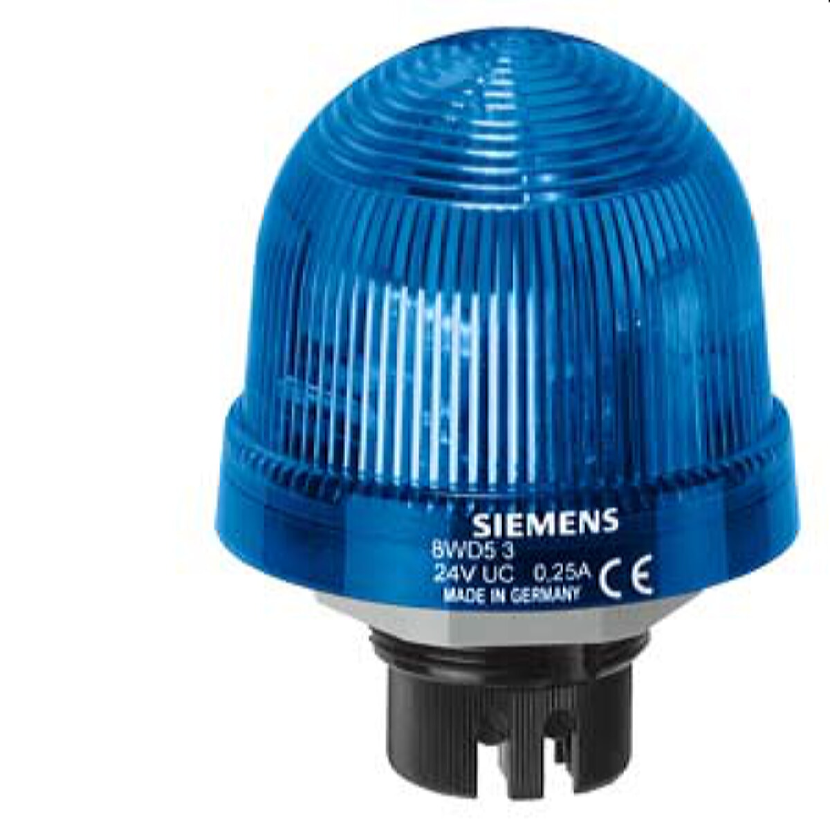 Siemens Einbauleuchte Blitzlichtelem.UC 115V blau 8WD5340-0CF
