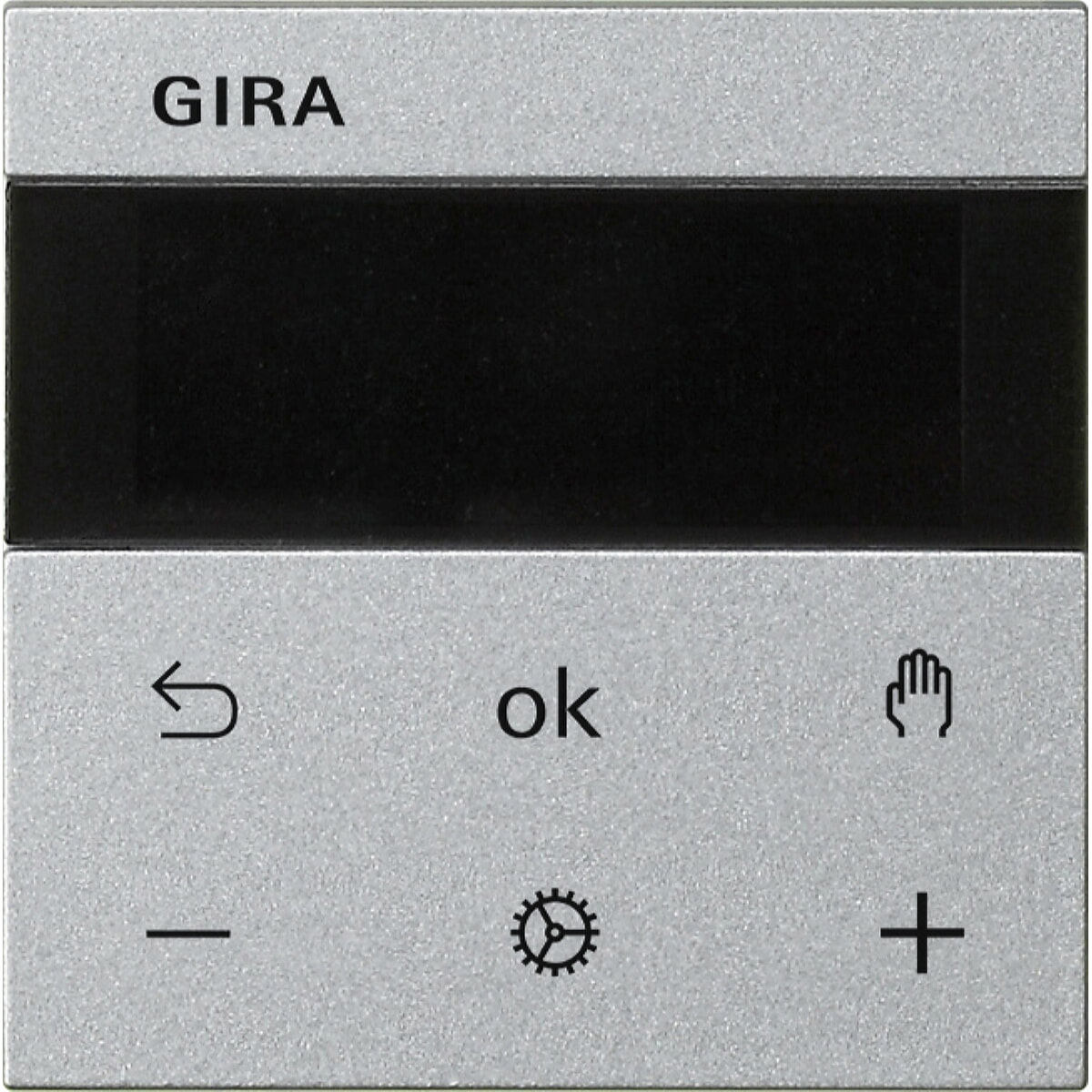 Gira Raumtemperaturregler S3000 RTR Display System 55 F Alu
