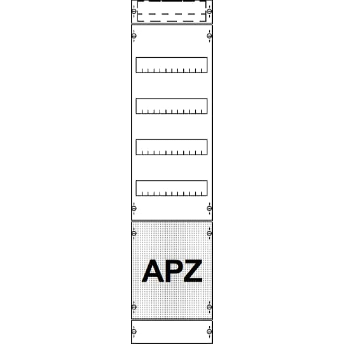 ABB Striebel & John 1V30A2B V-Feld BH3 1FB+APZ für Standschrank
