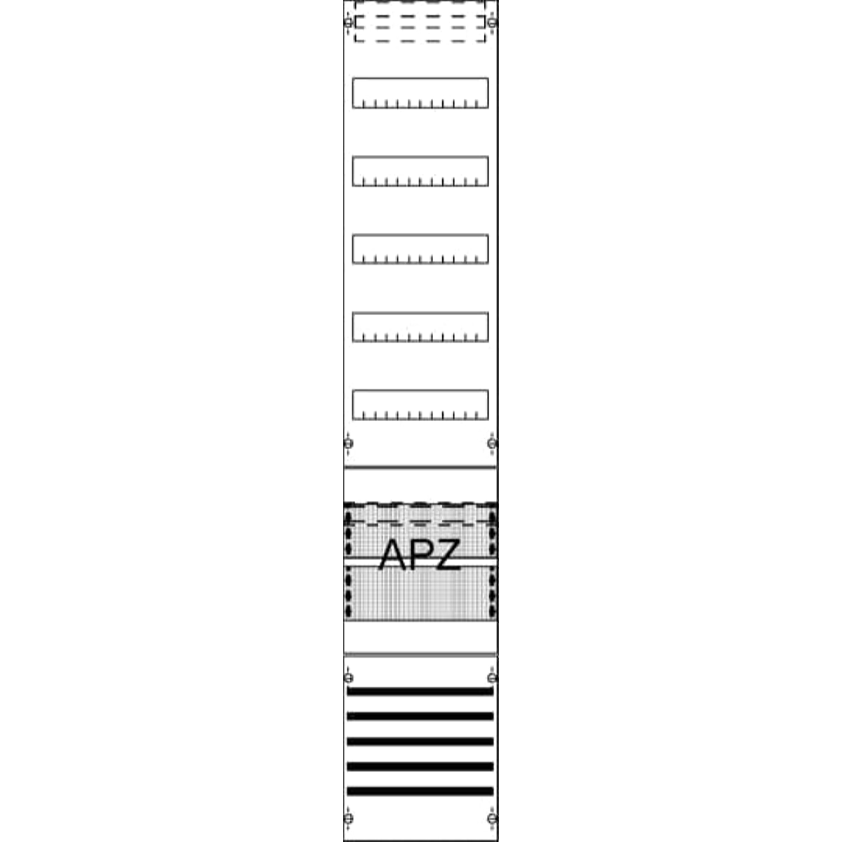 ABB Striebel & John FV19SA2 Verteilerfeld mit SaS /APZ 9RE