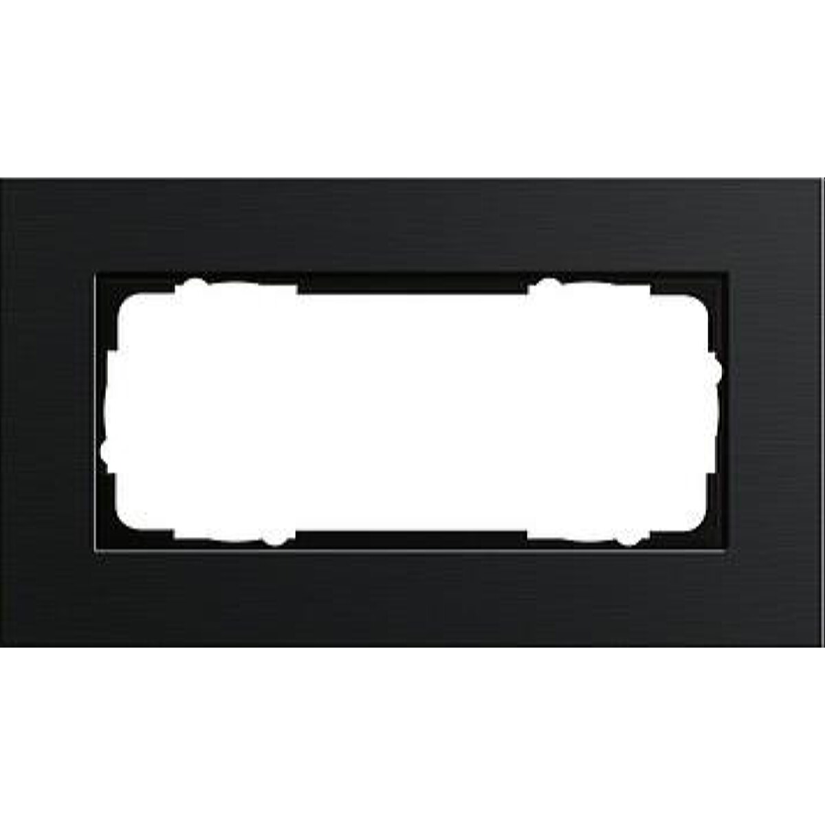 Gira Rahmen 1002126 2fach Esprit Aluminium schwarz