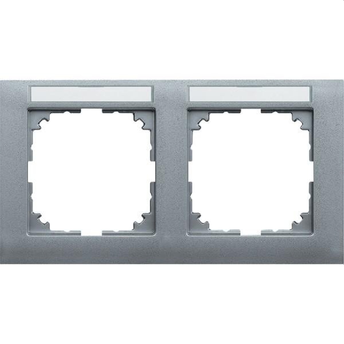 Merten Rahmen MEG4021-3660 2fach M-Pure aluminium