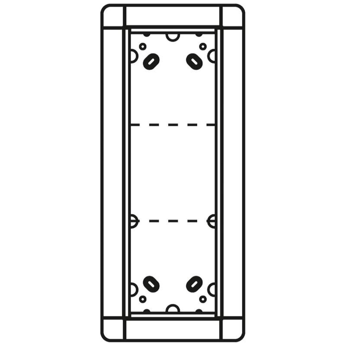 Ritto AP-Rahmen 1883350 3fach graubraun