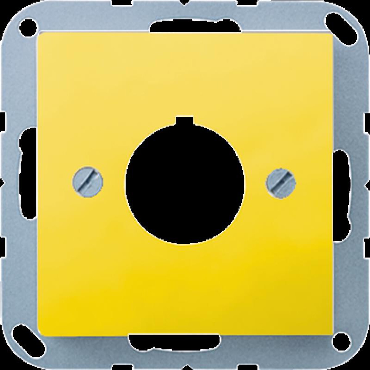 Jung Abdeckung für Befehlsgeräte mit 22,5 mm Ø, Duroplast, Serie AS/A, gelb A564GE