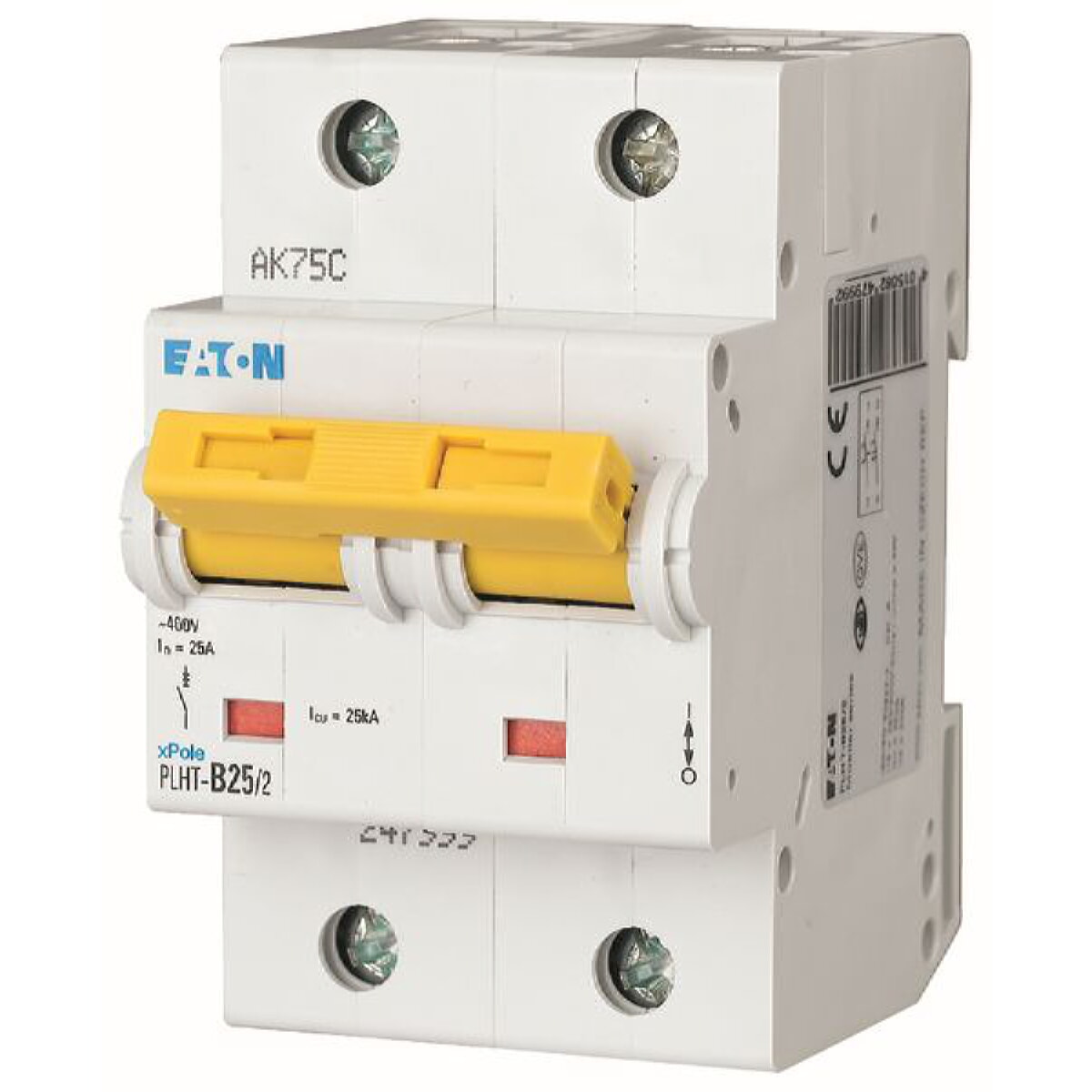 Eaton Electric Leitungsschutzschalter, Automat PLHT-D25/2 D25A 2polig