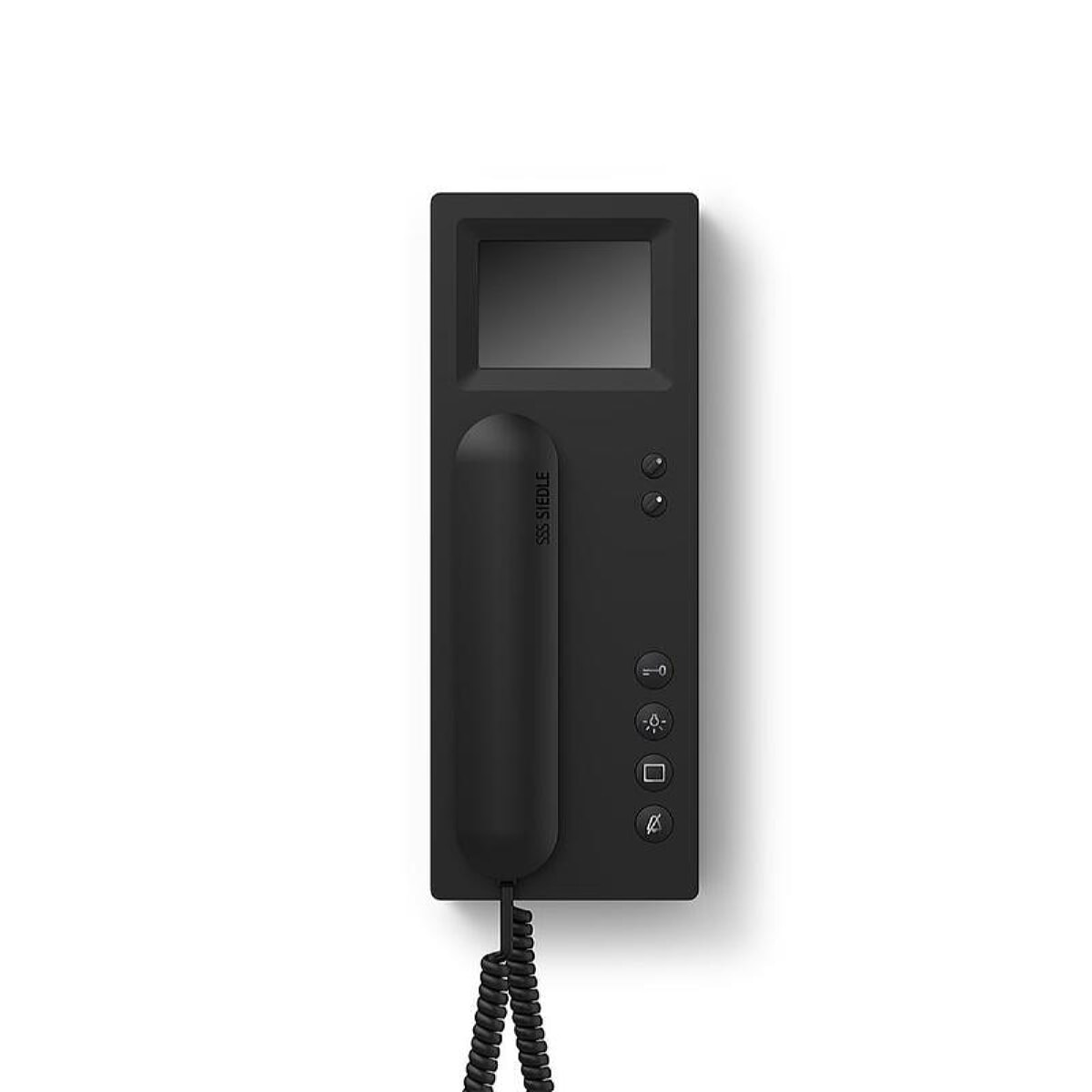 Siedle Haustelefon BTSV 850-03 S schwarz mit Farbmonitor