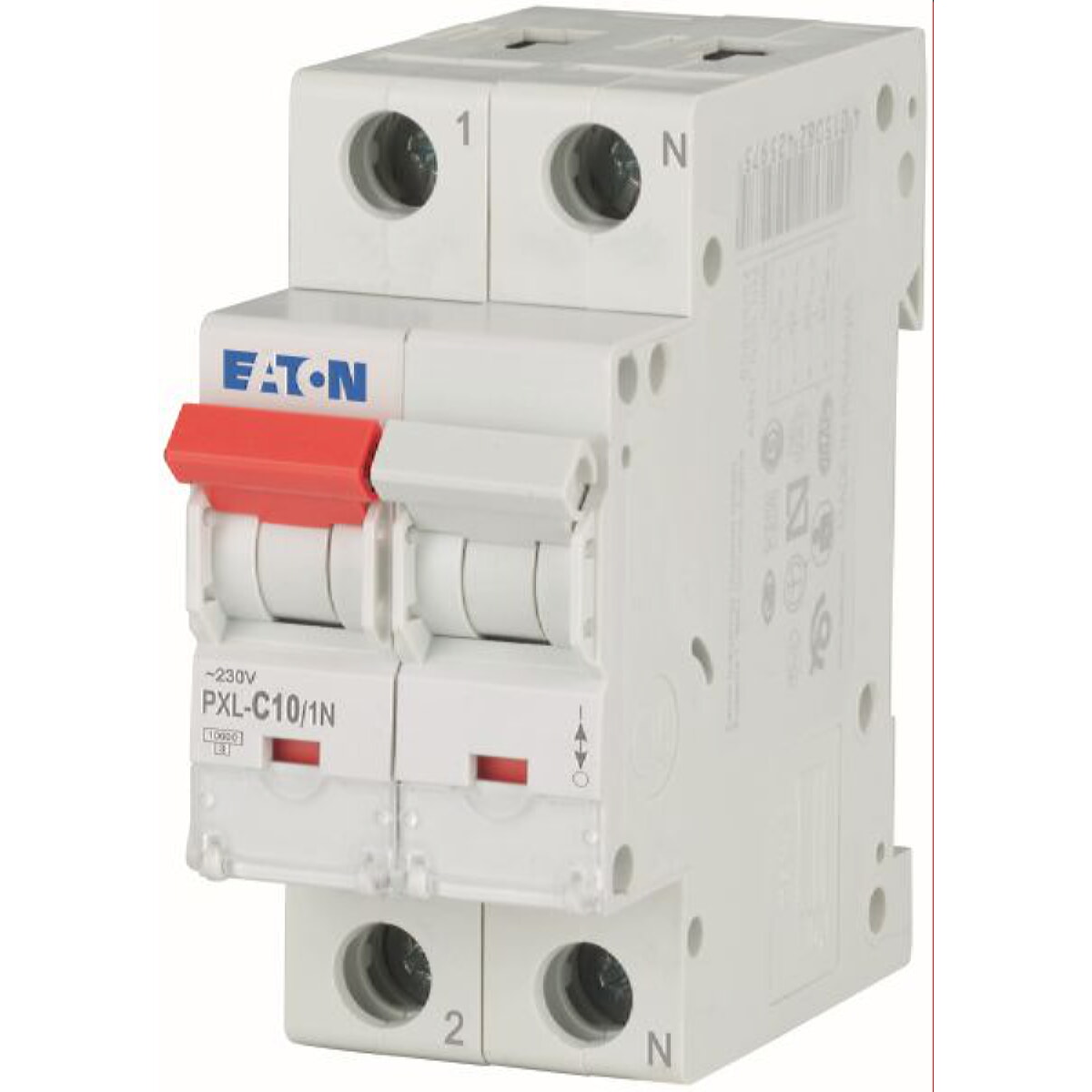 EATON Electric Leitungsschutzschalter PXL-C10/1N C10A 1polig+N