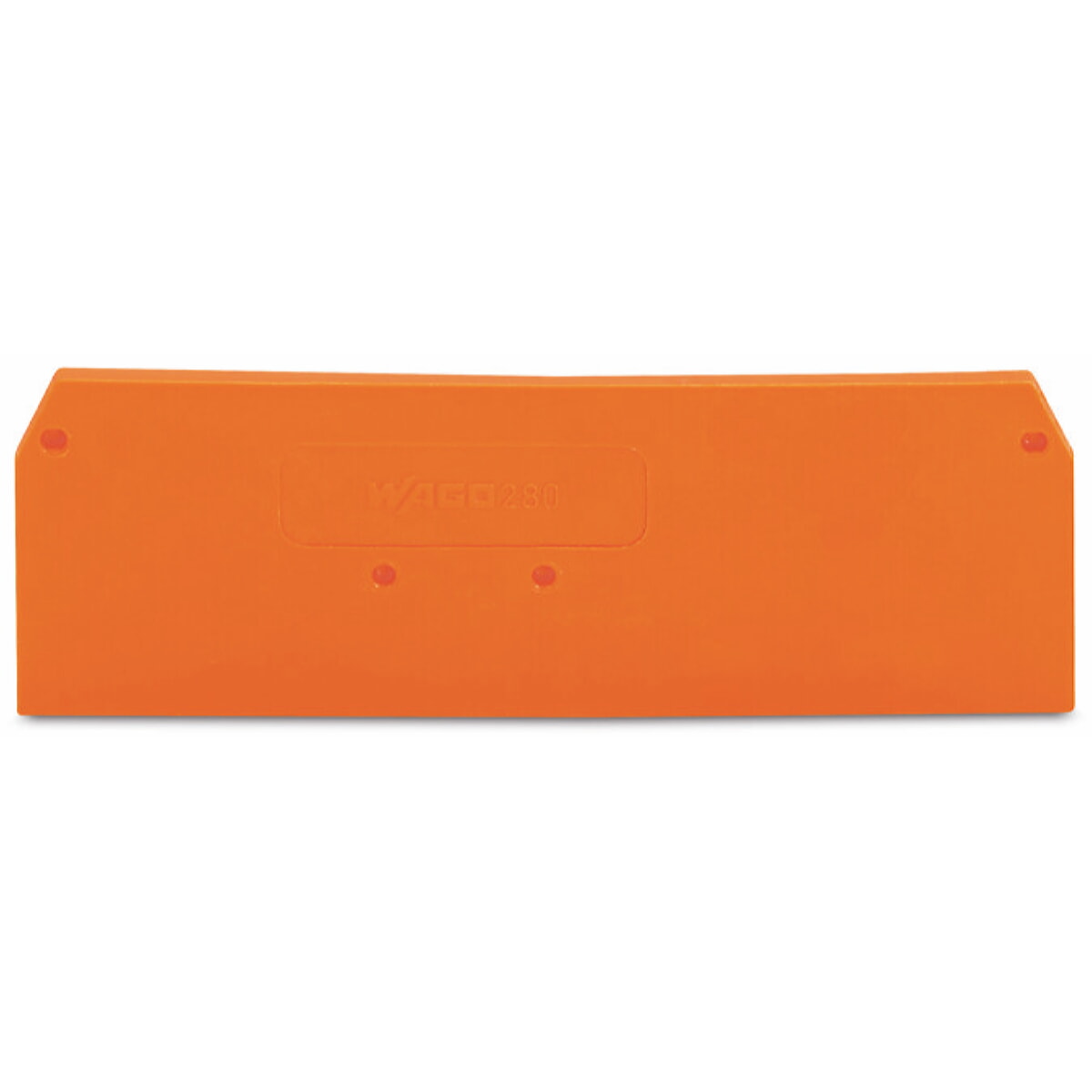 WAGO Abschlussplatte u. Zwischenplatte 280-315 orange