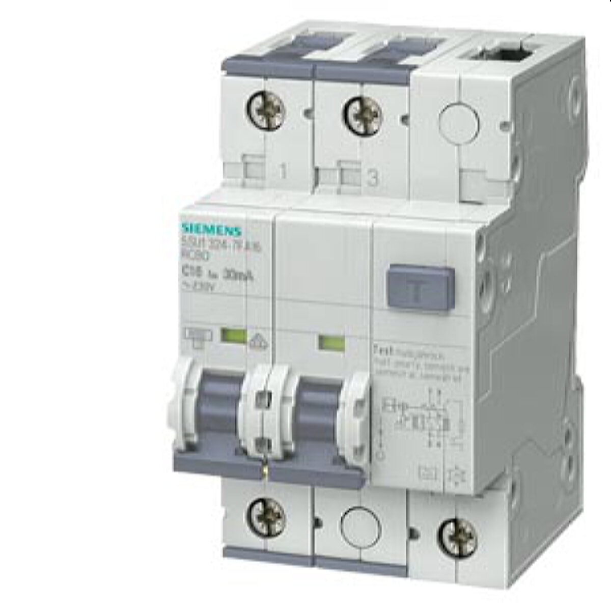 Siemens FI/LS-Schalter 10kA 2polig Typ A 110V 5SU1324-7KX06