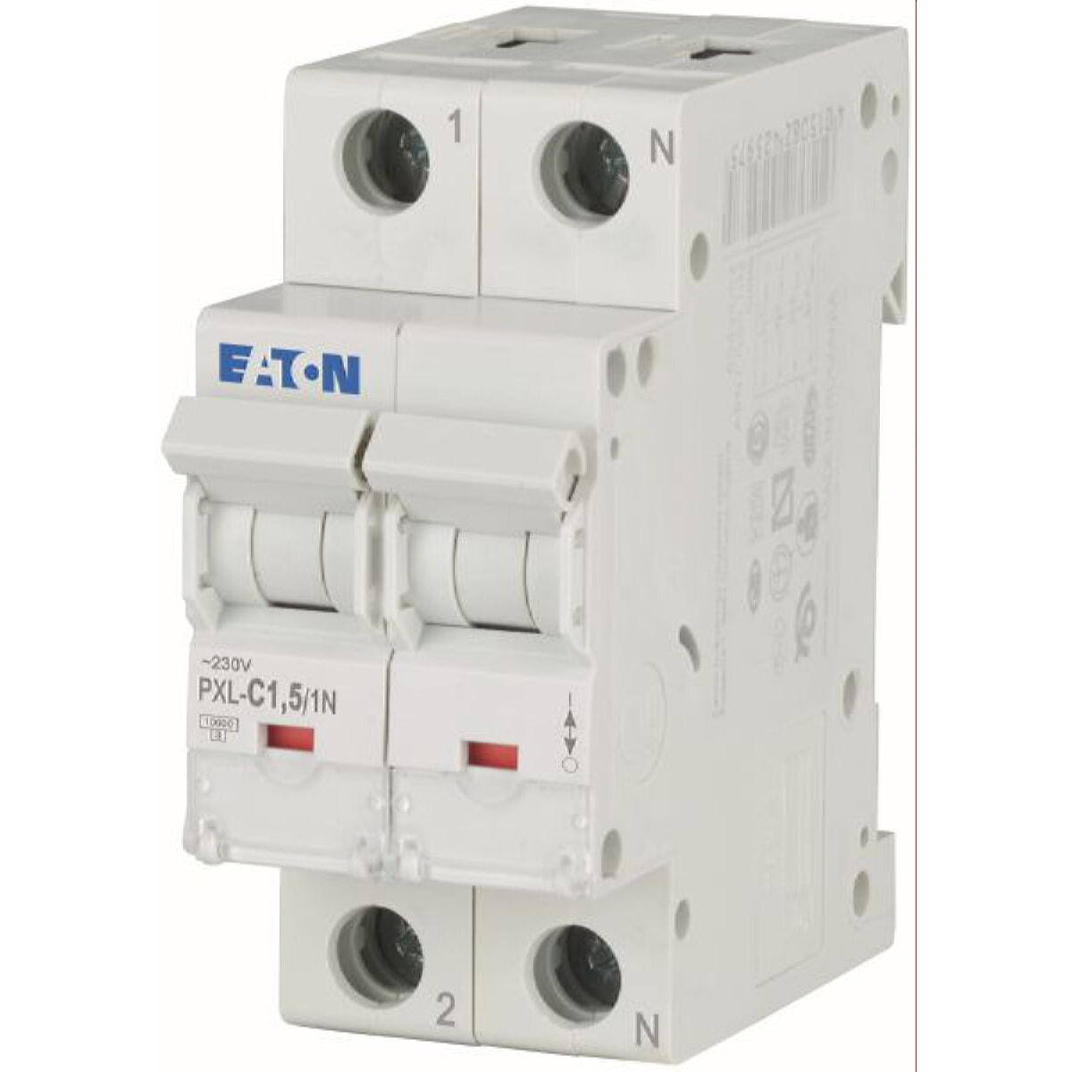 EATON Electric Leitungsschutzschalter PXL-C1,5/1N C1,5A 1polig+N