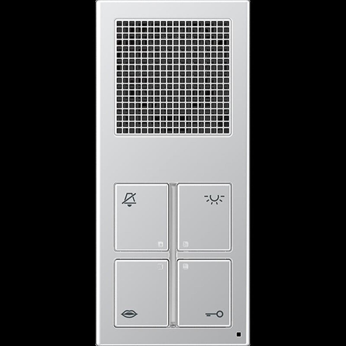 Jung Audio-Innenstation Standard, Serie A, aluminium SI4AAL