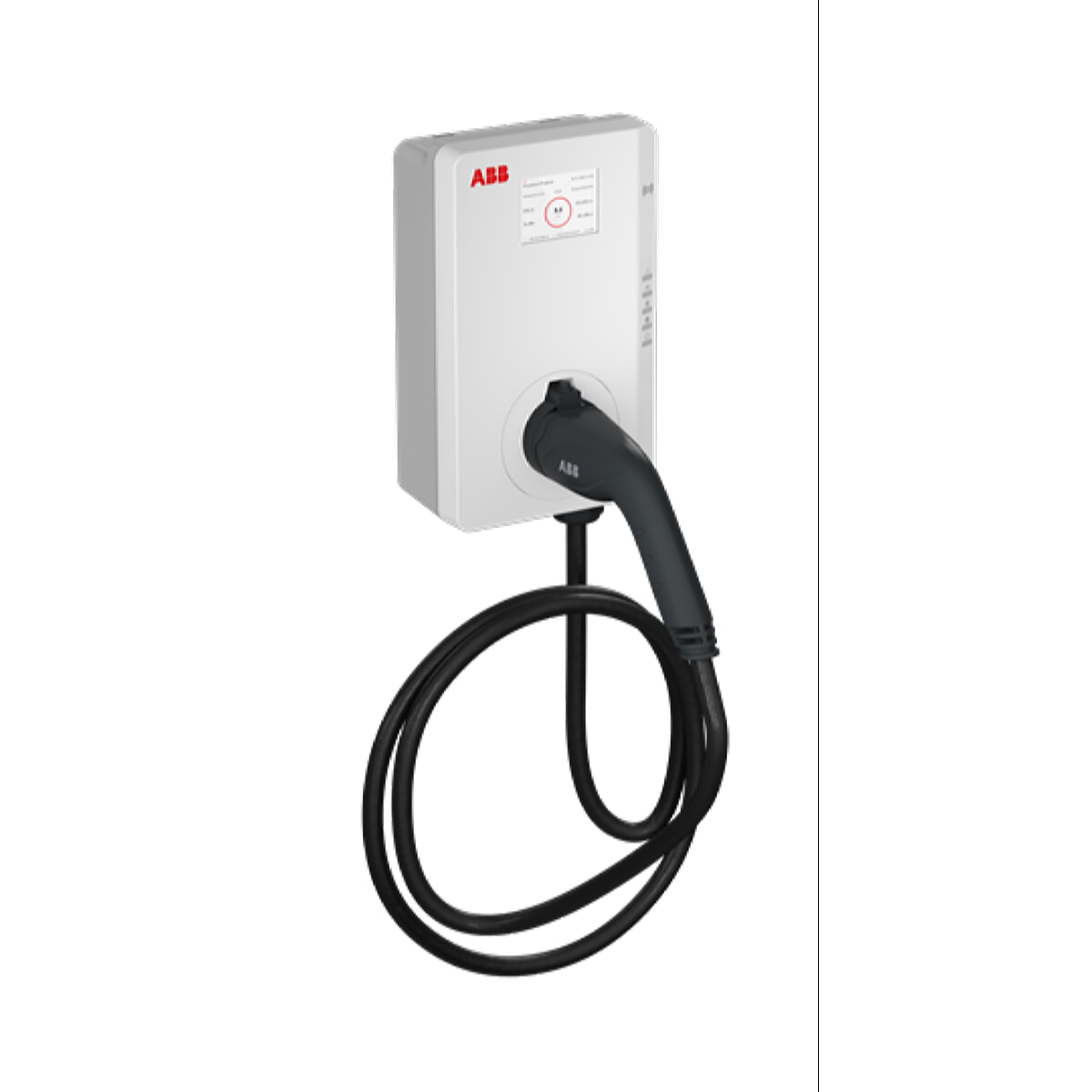 ABB Stotz-Kontakt wall charging station Terra AC W22-G5-RD-PC-0 with RFID display