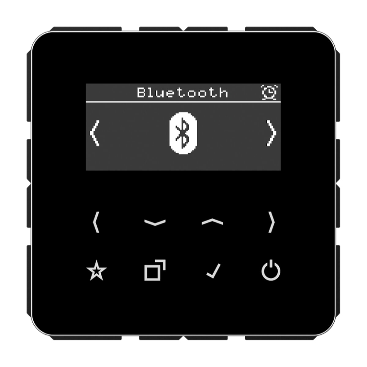 Jung Smart Radio DAB+ Bluetooth®, Serie CD, schwarz DABCDBTSW
