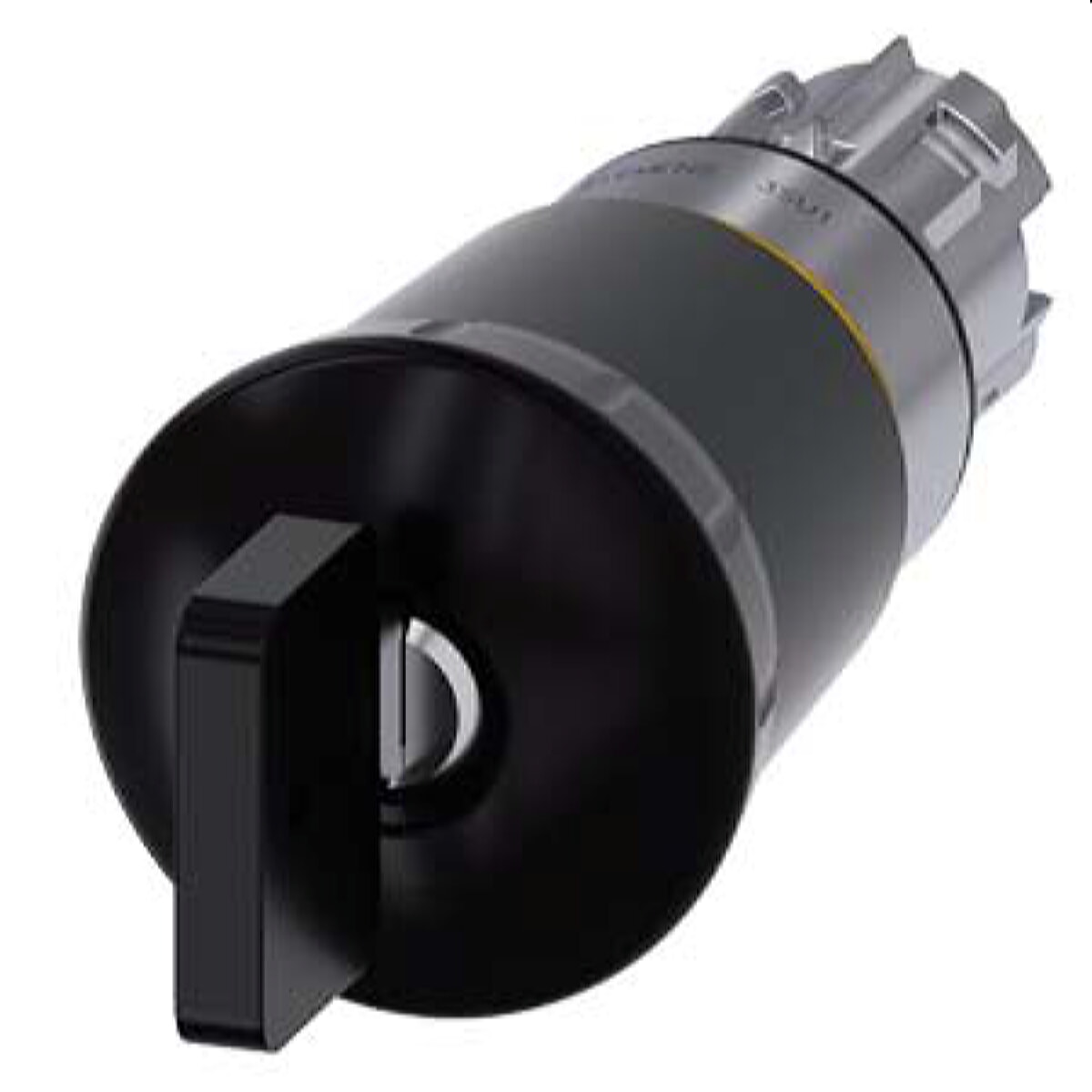 Siemens Pilzdrucktaster 22mm rund schwarz mit Schloss CES 3SU1050-1HU10-0AA0