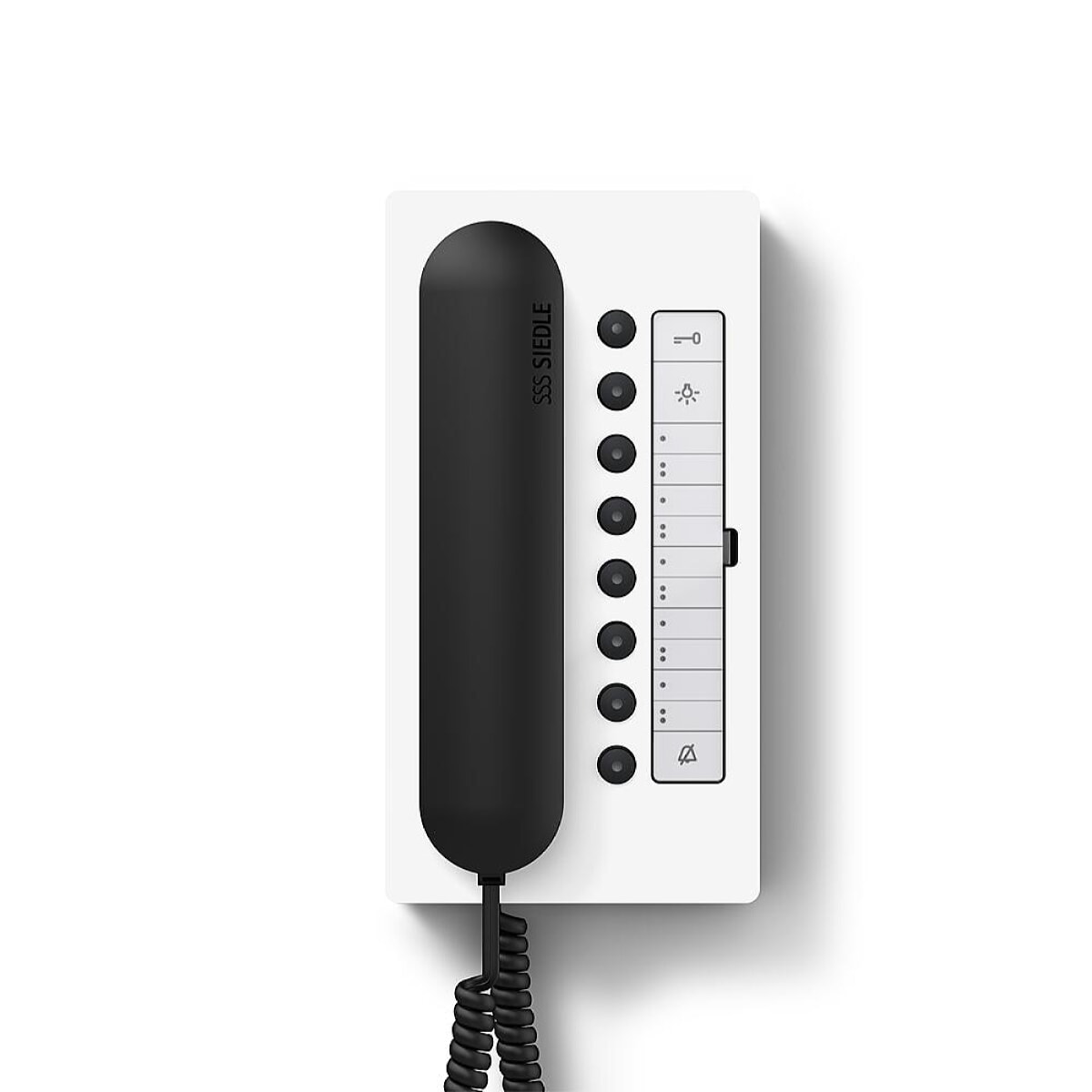 Siedle Audio-Haustelefon BTC850-02 WH/S Comfort ws-Hochglanz/sw