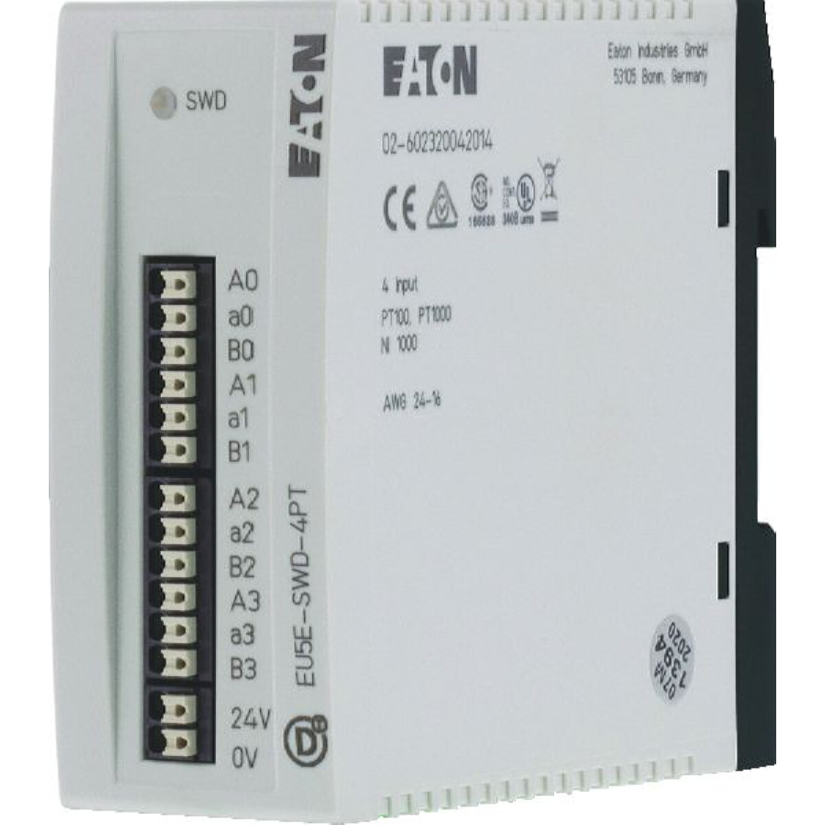 Eaton Electric Eingangsmodul EU5E-SWD-4PT 4 Temperatureingänge