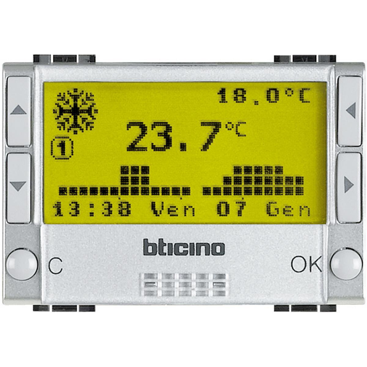 Bticino Thermostat mit Display Tech UP