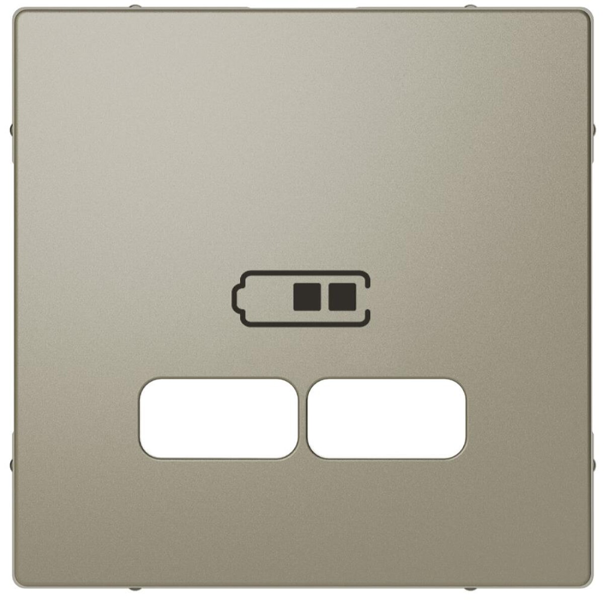 ELSO Zentralplatte ELG3632011 für USB-Ladestation- Edelst.