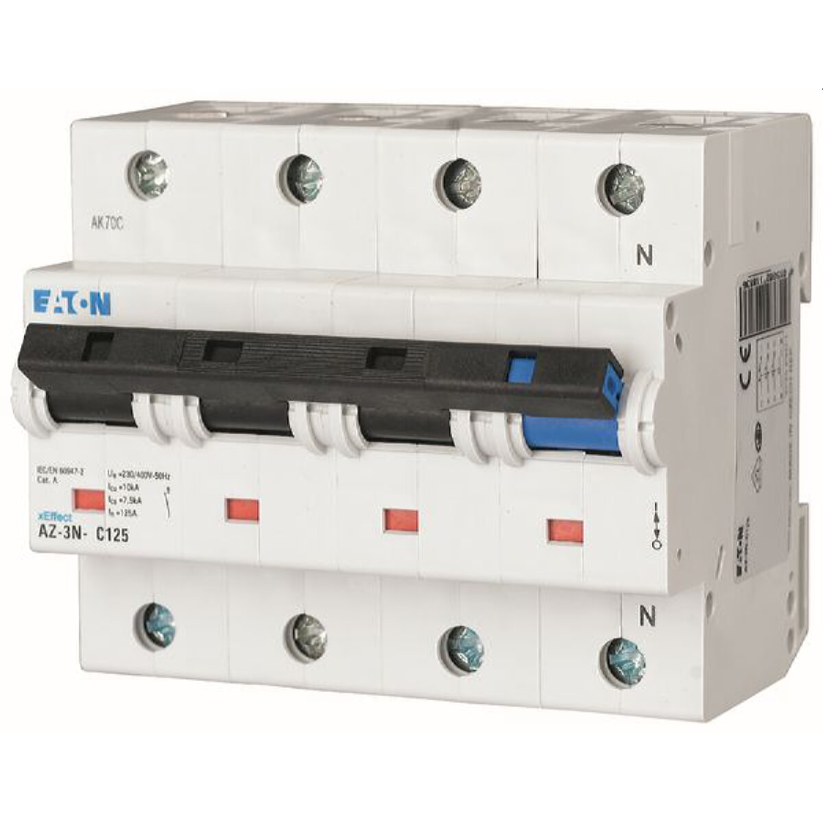 Eaton Electric Leitungsschutzschalter, Automat AZ-3N-C125 C125A 3polig+N