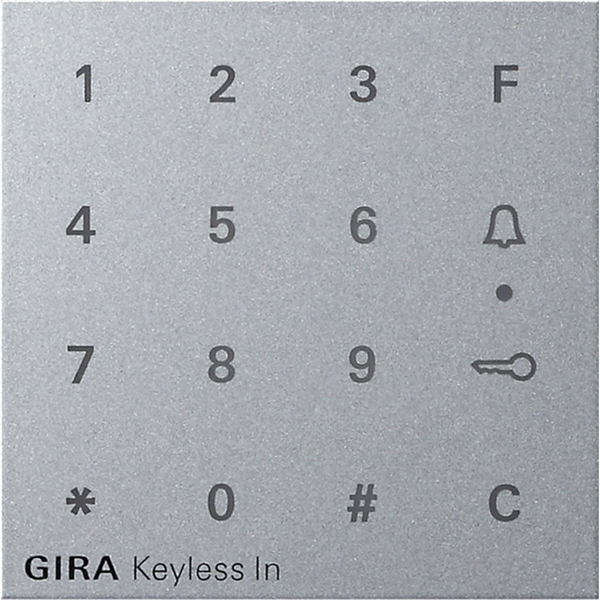 Gira Aufsatz 851326 Codetastatur System 55 F alu