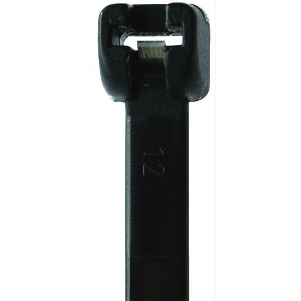 PROTEC.class Kabelbinder mit Stahlzunge schwarz PKB-S 3,5x280 (1000 Stk.)