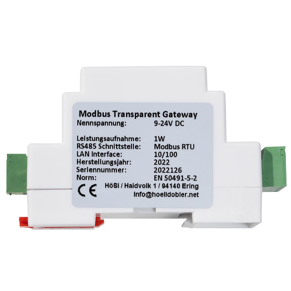 Modbus Gateway RS485 - ETH inkl. Steckernetzteil für SolaX