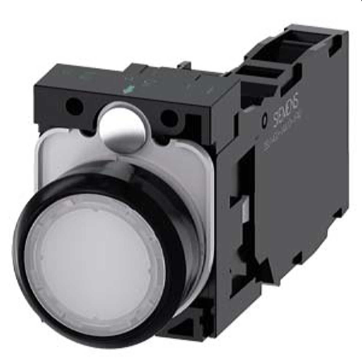 Siemens Drucktaster beleuchtet 22mm rund weiss 1S1OE 3SU1106-0AB60-1FA0