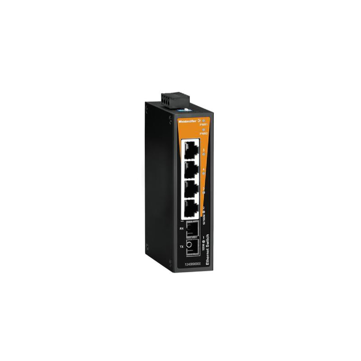 Weidmüller Switch Fast Ethernet Basic Line IE-SW-BL-05-4TX-1SC 1240890000 1 STK