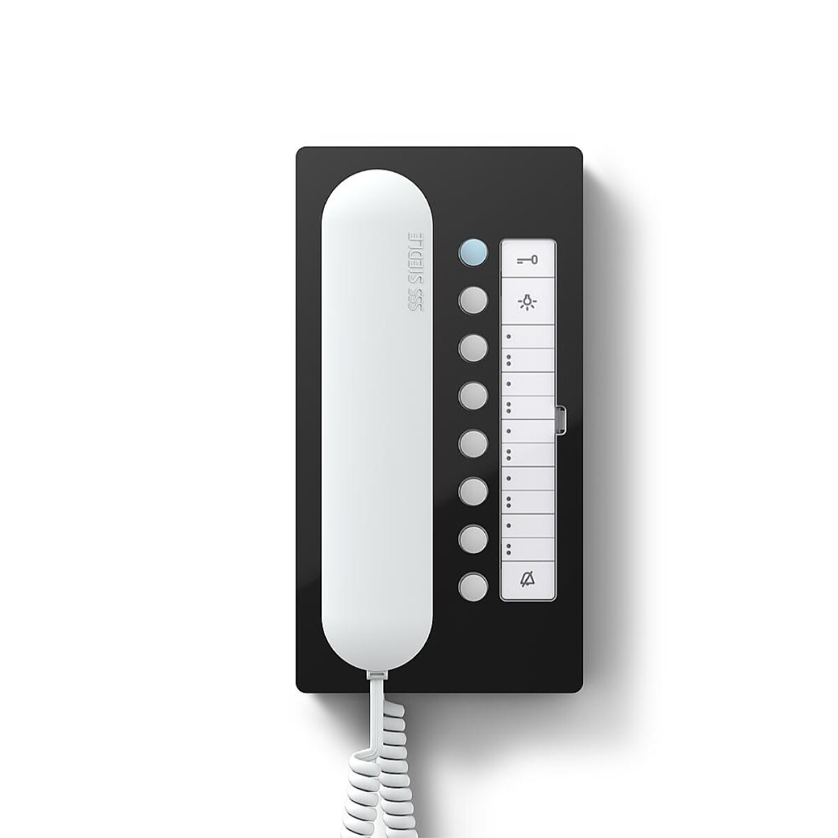 Siedle Audio-Haustelefon BTC 850-02 SH/W Schwarz-Hochglanz/Weiss