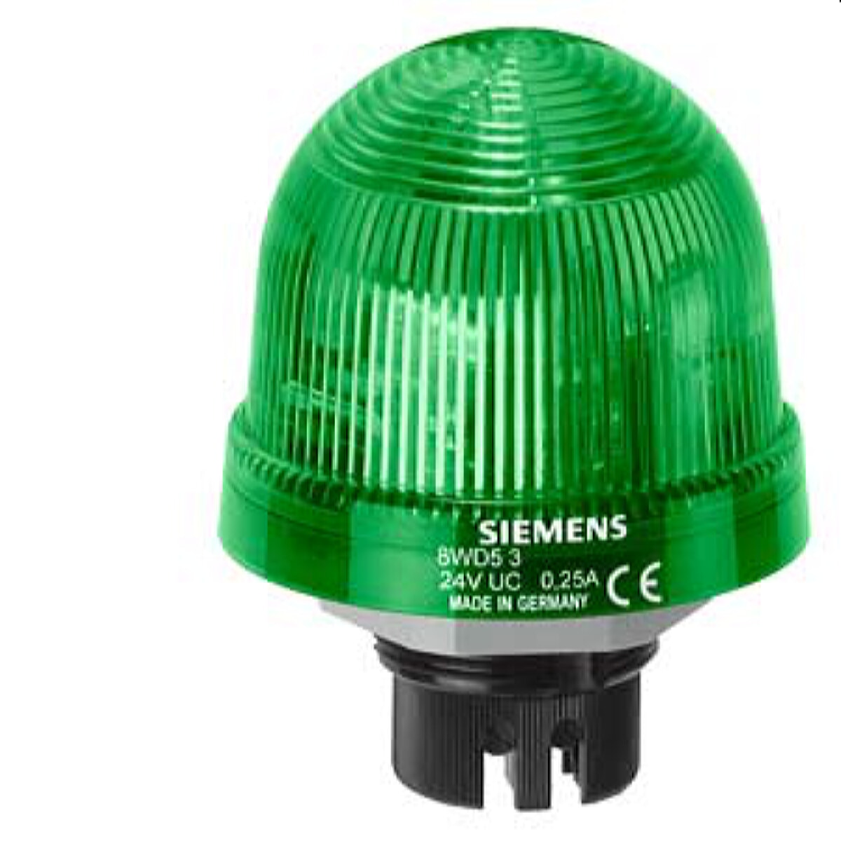 Siemens Einbauleuchte Blitzlichtelem UC 115V grün 8WD5340-0CC